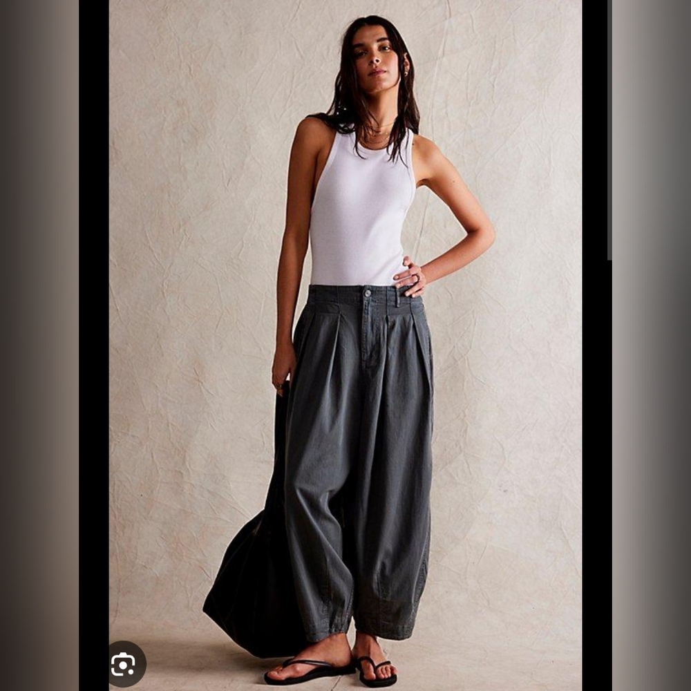 Free People Ridley Pull On Barrel Pants, Small